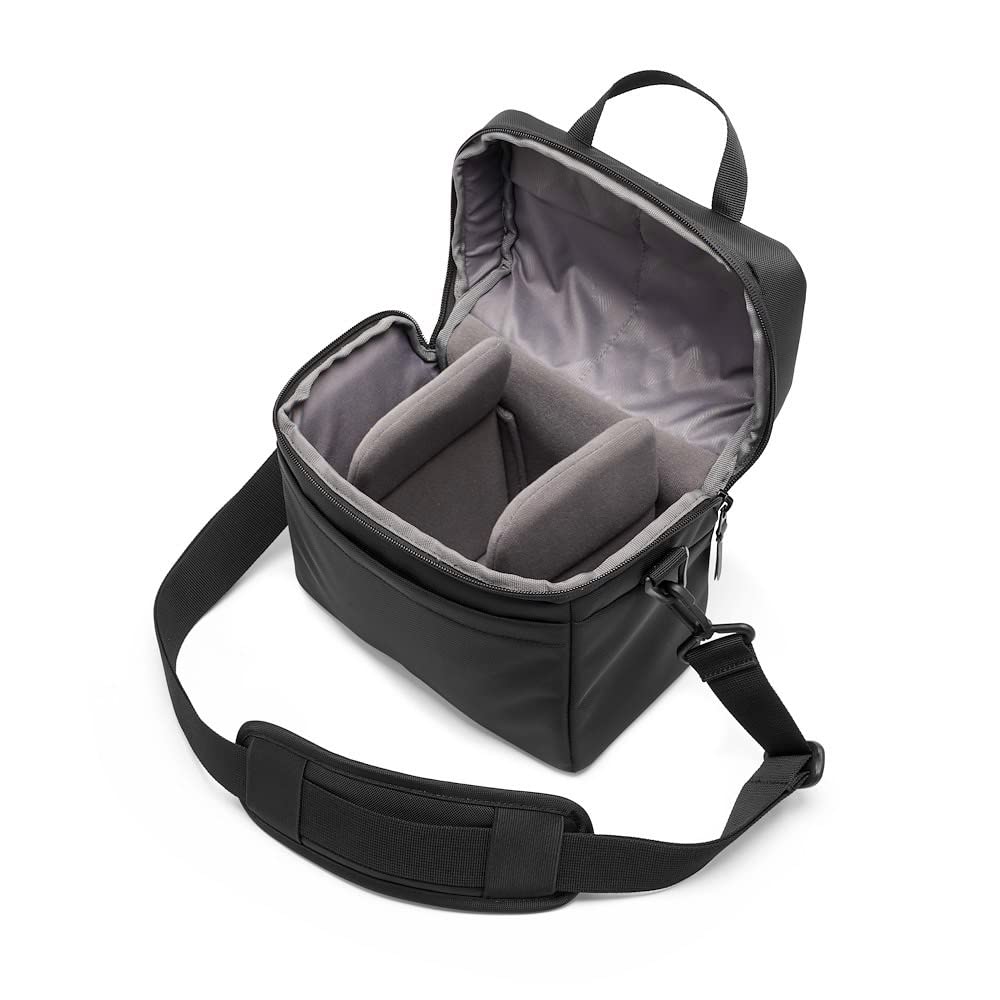Manfrotto Advanced Shoulder Bag M III, für Reflex- und Spiegellose Kamera mit Objektiv, Kameratasche, Kameratasche mit Stativbefestigung und Regenschutz