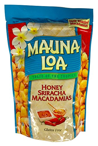 Mauna Loa Hawaiian Roasted Macadamia Nuts (Honey Siracha, 10 Ounce)