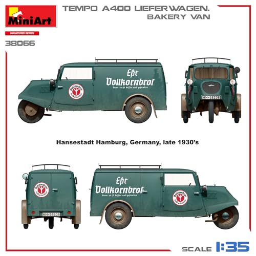 Maquette Tempo A400 MiniArt pour diversifier une collection de modèles réduits
