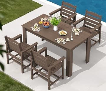 4 person outdoor dining set with umbrella