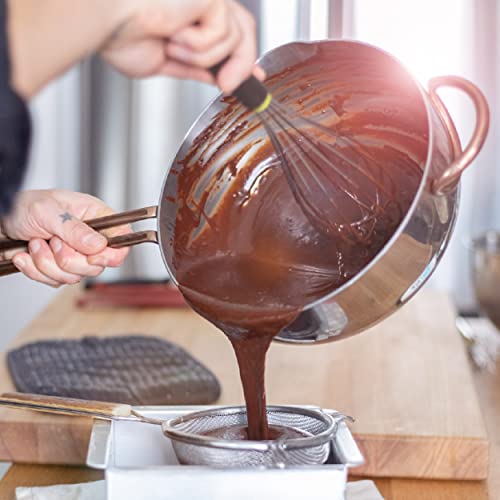 Tcho Dark & Bitter 100% Unsweetened Dark Chocolate Baking Couvertures (3 Bag) | Organic & Fair Trade Certified | Non Gmo, Non-Dairy, Vegan, Soy Free (8Oz Each) #TOP3