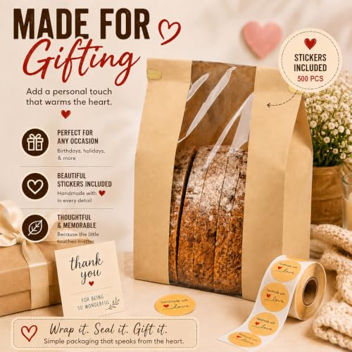 Large Paper Sourdough Bread Bags