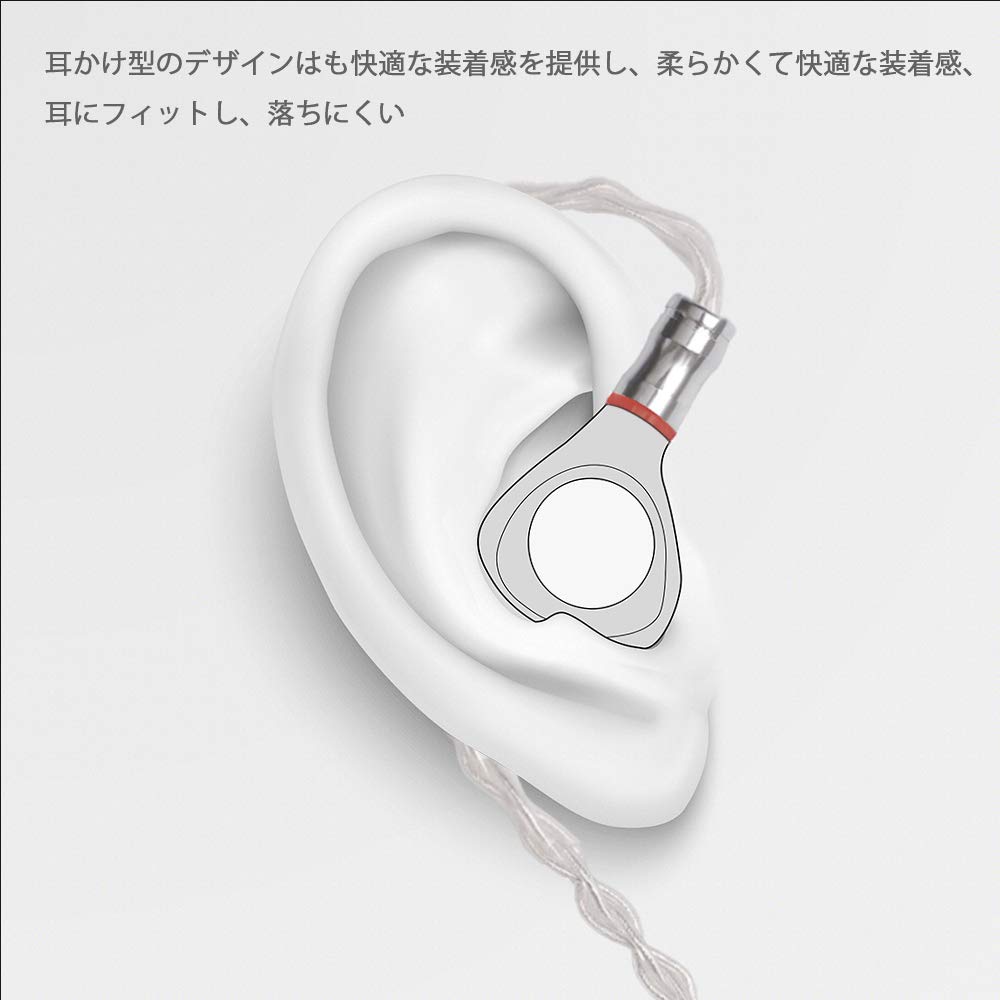 Amazon | NICEHCK ForX 8芯 イヤホンケーブル 銀メッキ古河PCUHD