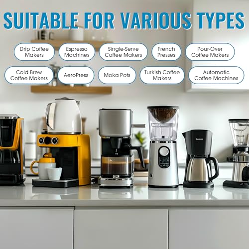 Poesie 30 Count Coffee Machine Cleaning Tablets, Coffee Maker Cleaner and Descaler for All Coffee Machine