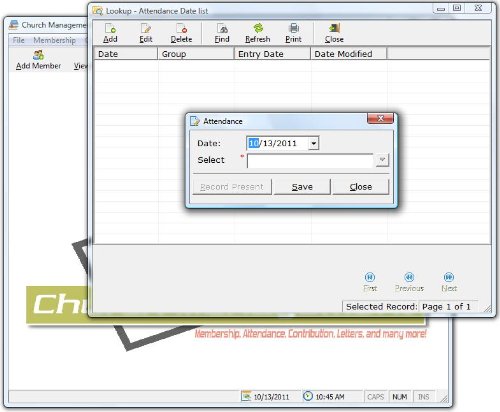 Church Management Software Professional Membership System; Church Facilities, Office, Bookkeeping and Finances Administration Software; PC Only CD-ROM; Single License (50,000 Members) - Image 7