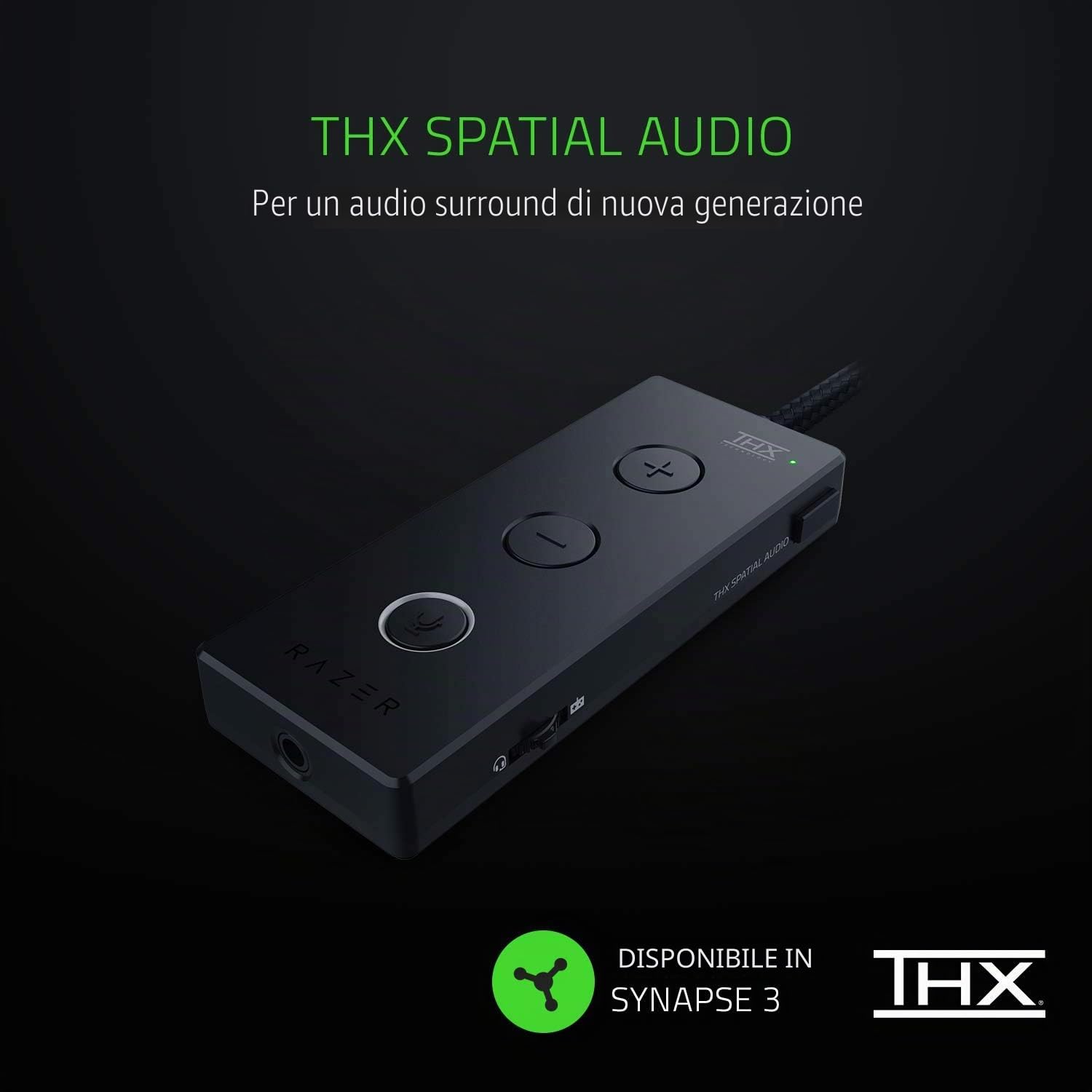 Razer Kraken Tournament Edition Gaming Headset Virtual 7.1 Surround-Sound 3.5mm for PC Green