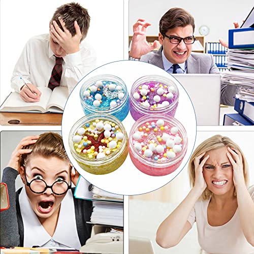 Sirena stella marina Fluffy Slime Set, DIY Soft