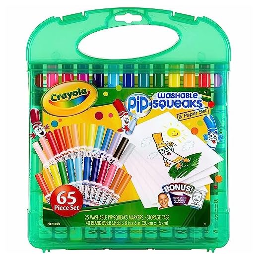 CRAYOLA 04-5227 - Maletín rotuladores Lavables 65 Piezas