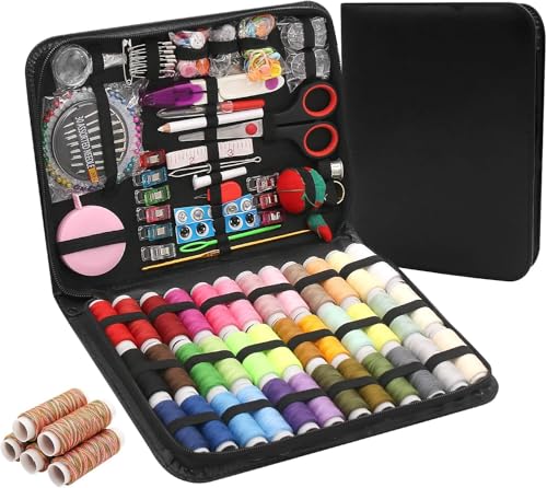 Kit de Costura E Linhas C/ 229 Peças, Kit Costura, Kit de Costura, Costura, Linha de Costura, Agulha de Costura, Costura Acessorios