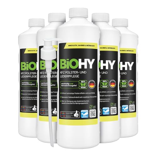 Nettoyant cuir et habitacle de la voiture BiOHY shampoing KFZ Polster pour plastique auto