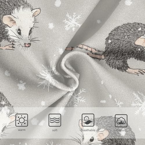 Wusikd Opossum Girls' Underwear Cotton Snowflake Girls Briefs Soft Toddler Underwear 2T3