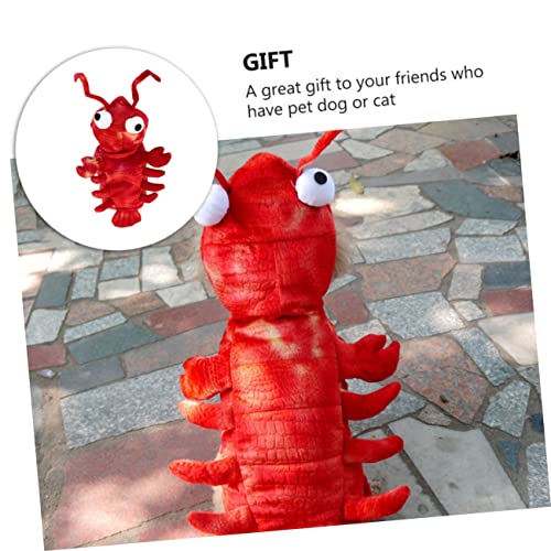 Disfraz de langosta rojo para perro talla S miniatura 7