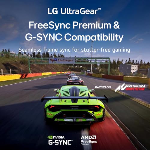 Image of LG 27 inch Ultragear QHD Gaming Monitor, 300Hz, 1ms, NVIDIA G-Sync, AMD FreeSync Premium, VESA DisplayHDR 400, DisplayPort, HDMI 2.1, USB Type-C, Tilt /Height /Swivel /Pivot Adjustment Stand, Black
