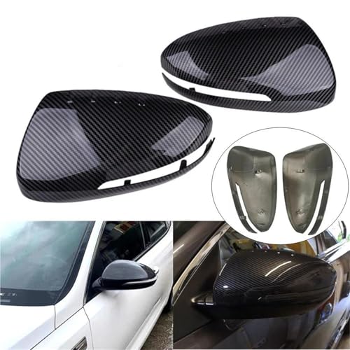Capuchon d'aile boîtier porte KIA K5 aspect carbone rigide