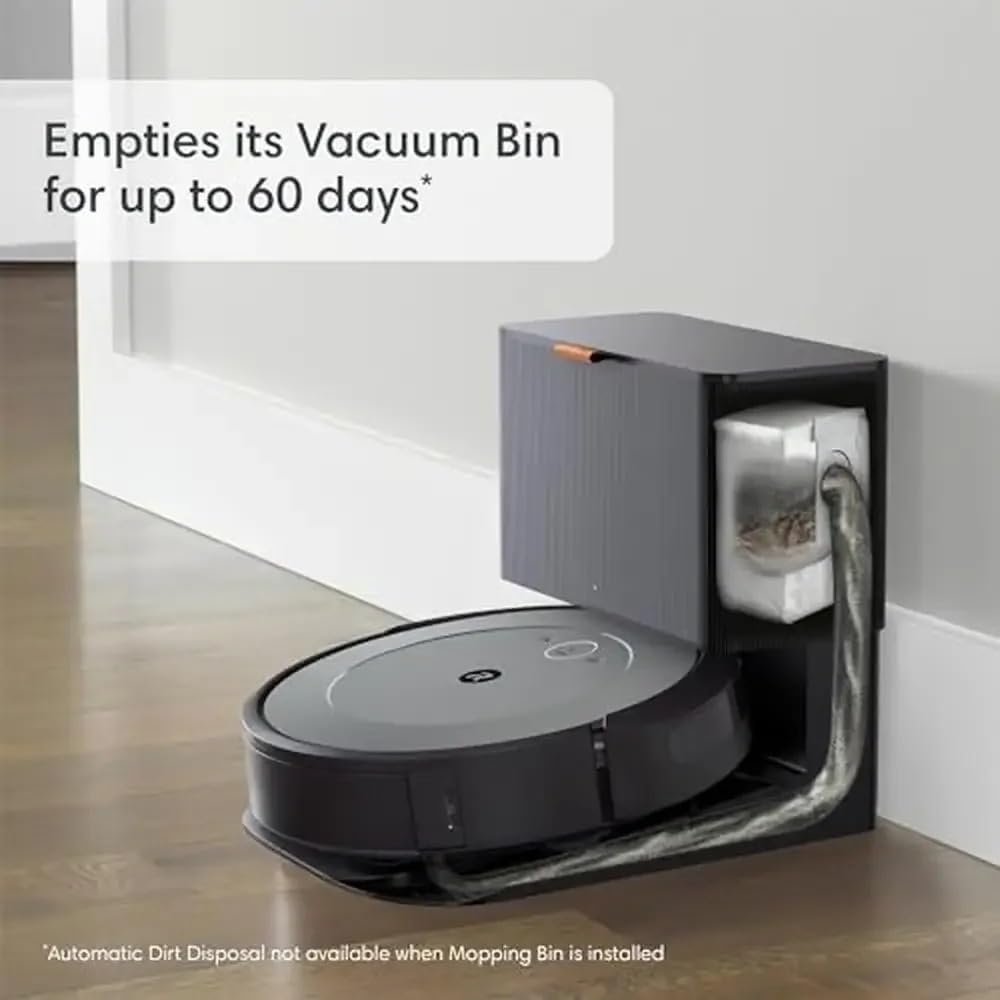 aspirapolvere portatile Aspirapolvere robot con mappatura intelligente 60 giorni Compatibile con lo svuotamento automatico Pulizia personalizzata aspirador potente