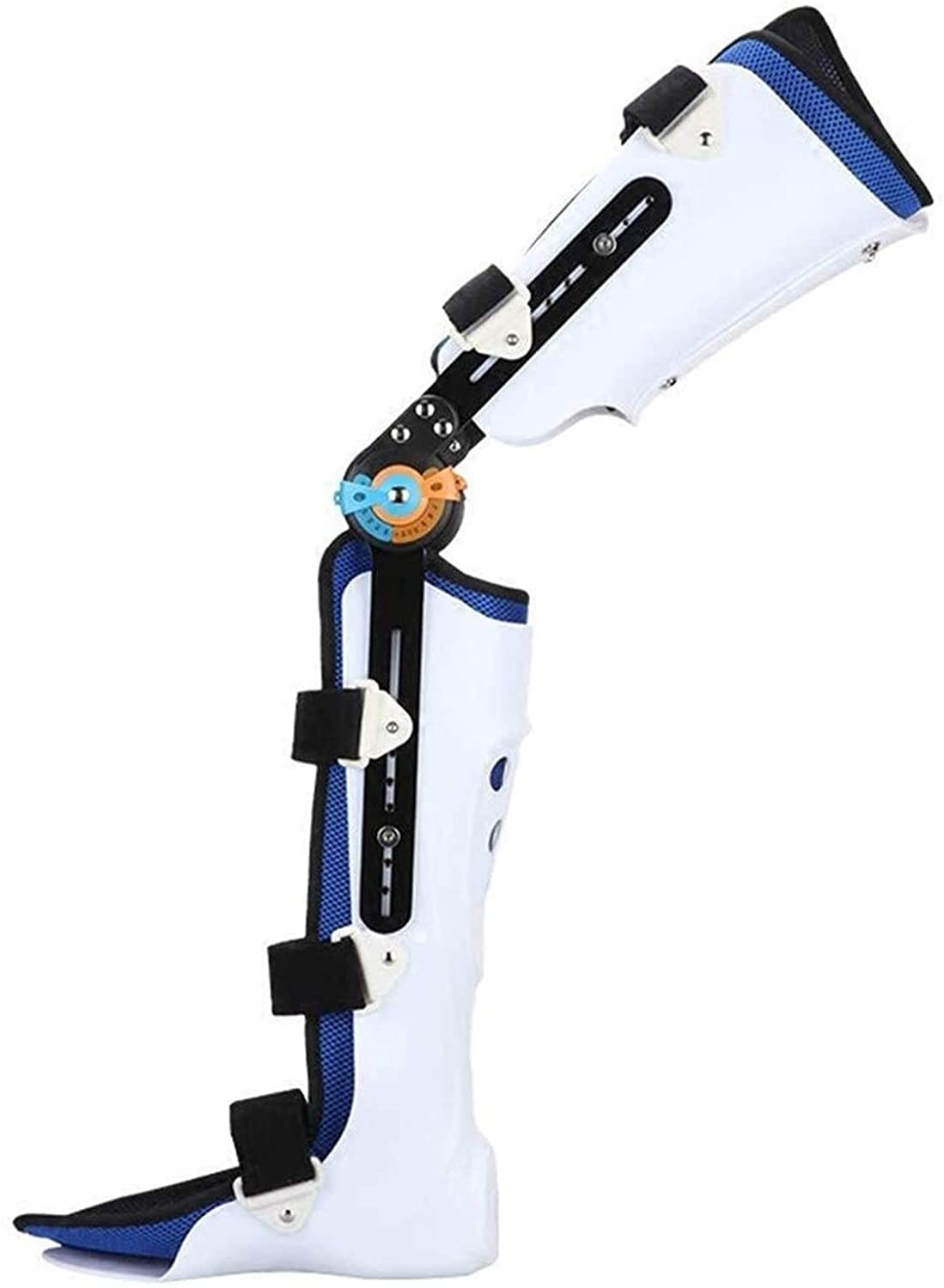 WDSOPK Knee Support Brace,Hinged Knee Ankle Foot Orthosis Brace, Support Lower Limbs Orthosis, Leg Fracture,Lower Limb Paralysis for Left Leg and Right Leg,Left,M (Vnster L)
