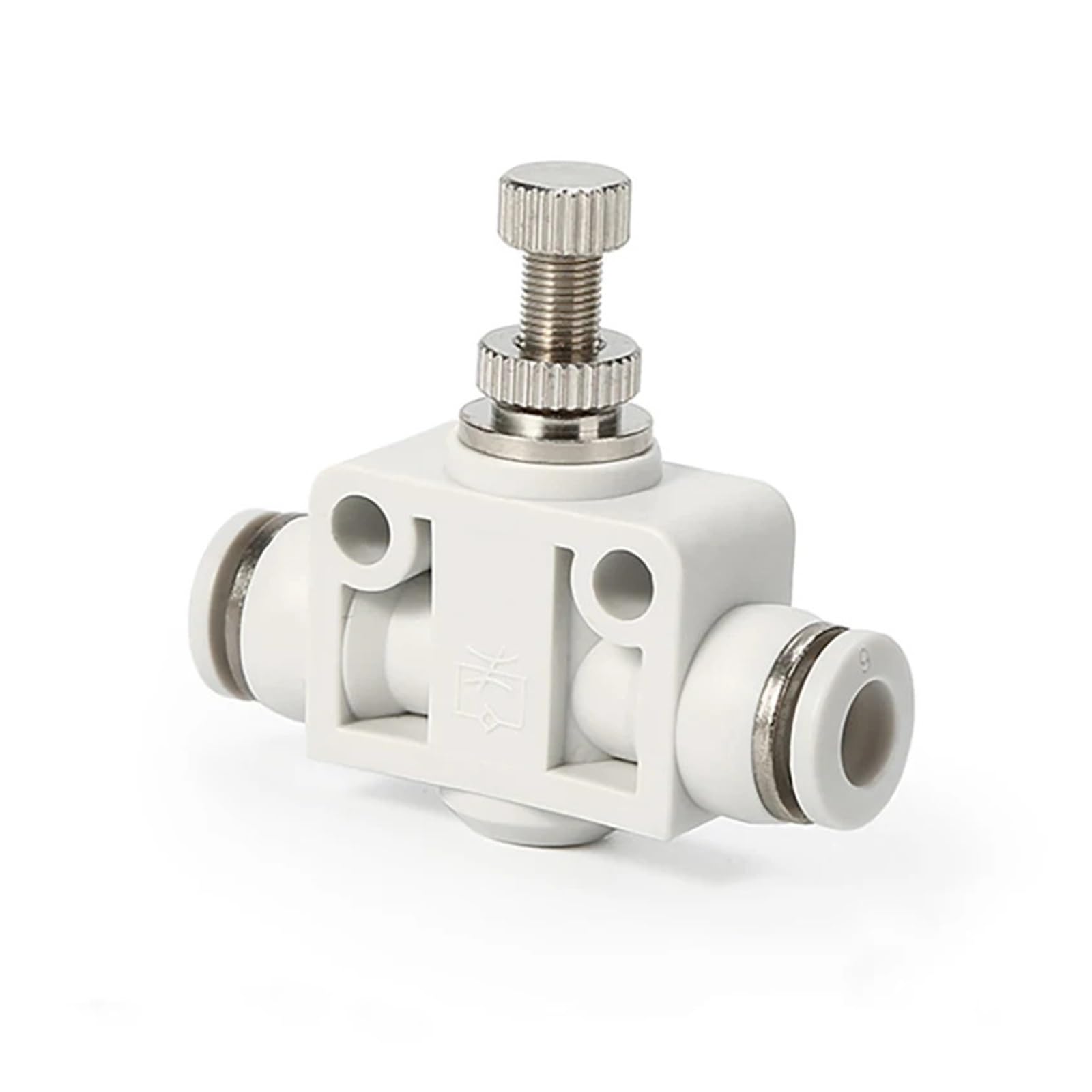 AARTERZZA 1PCS White SA Throttle Speed Regulating Pipeline Valve Air Connecotr LSA Regulation Control Fast Pneumatic Fitting SA4 6 8 10 12(LSA6)