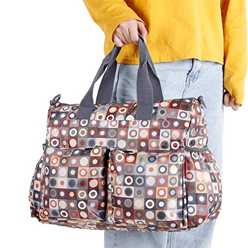 Bolso grande para pañales, bolso de mano multifuncional para mamá, bolso de un solo hombro de gran capacidad para niños y niñas, nueva mamá y papá(02)