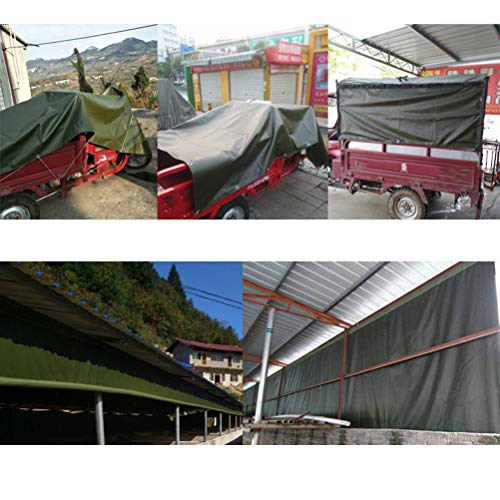 Zone d'ombrage de tente OKUOKA bâche extérieure 5x5m verte pour salon de jardin et repas en plein air - 7