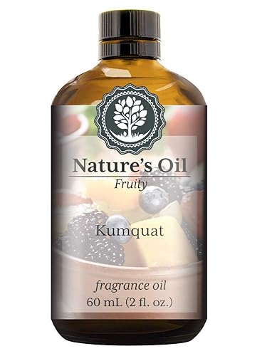 Aceite aromático Kumquat (2.3 fl oz) para difusores, fabricación de jabón, velas, lociones, aromas para el hogar, aerosol de lino, bombas de baño,