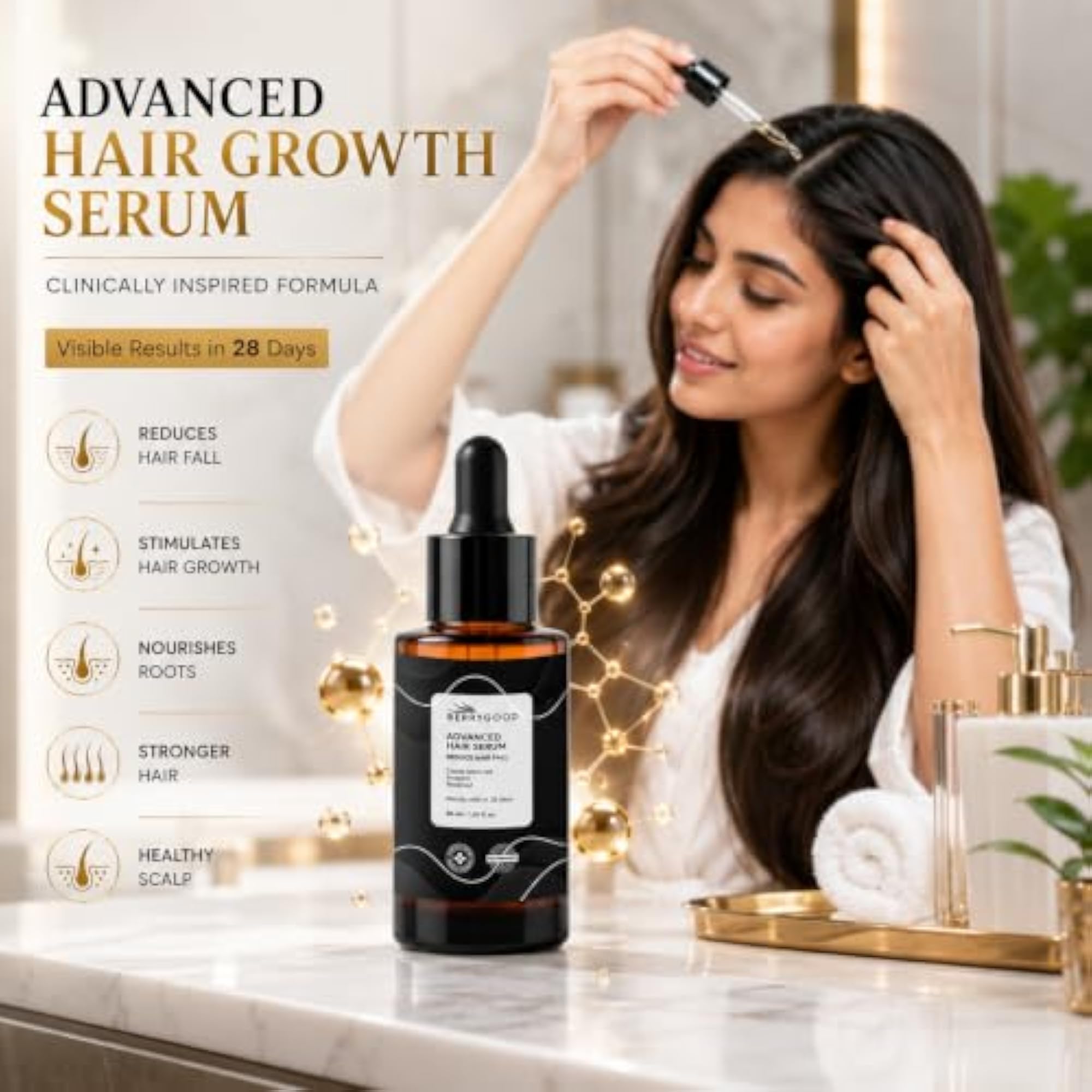 Advanced Hair Serum for Hair Fall Reduction, 30ml