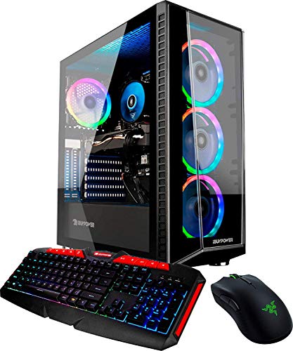 iBUYPOWER Desktop Gaming Computer | Intel Core i7-10700F | NVIDIA GeForce GTX 1660Ti | 16GB DDR4 Memory | 480GBSSD +1TBHDD | Mouse and Keyboard | Windows 10 | with Woov Accessory Bundle
