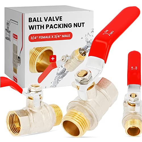 3/4 Zoll Kugelhahn Aus Messing – Bleifrei, Mit PEX-Anschlüssen & UPC/UL/FM-Zulassung