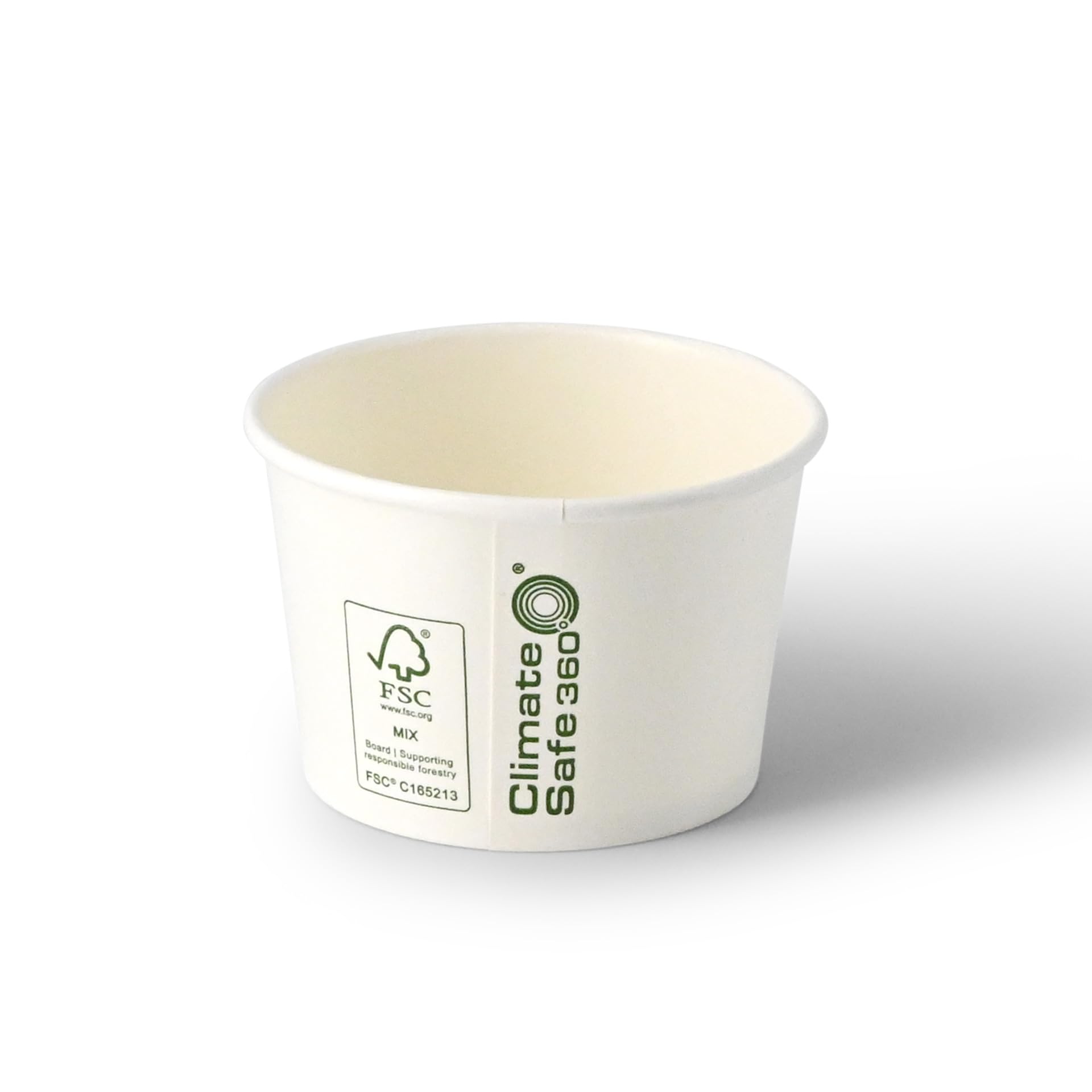 BIOZOYG 1000x gobelet à glace en carton 75 ml blanc - bol jetable sans plastique et recyclable - ramequin dessert bol a emporter