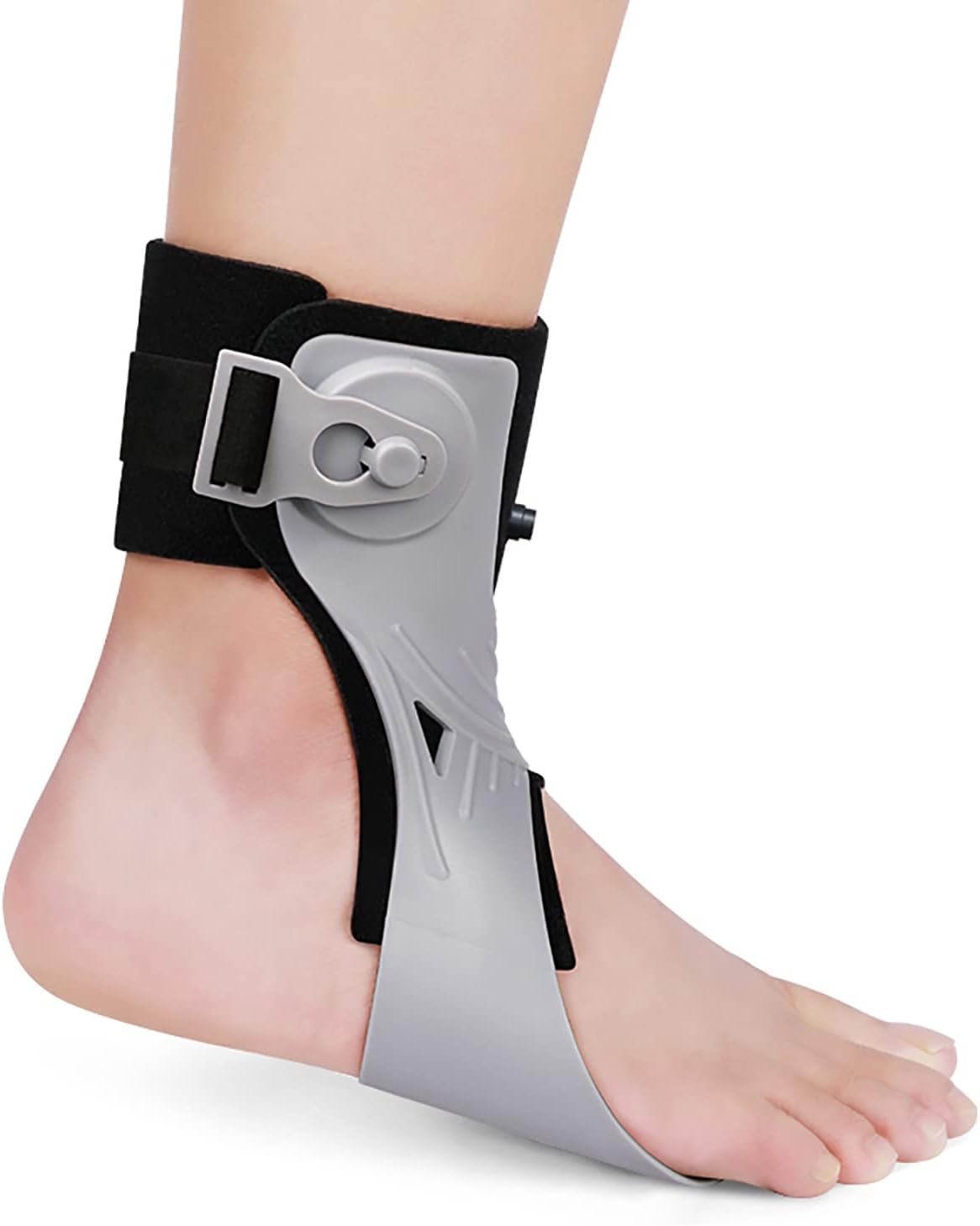 Amazon.co.jp ドロップフットブレースフットアップAFOブレース、片麻痺脳卒中のための膨張式エアバッグ付き足首足装具サポート、歩行