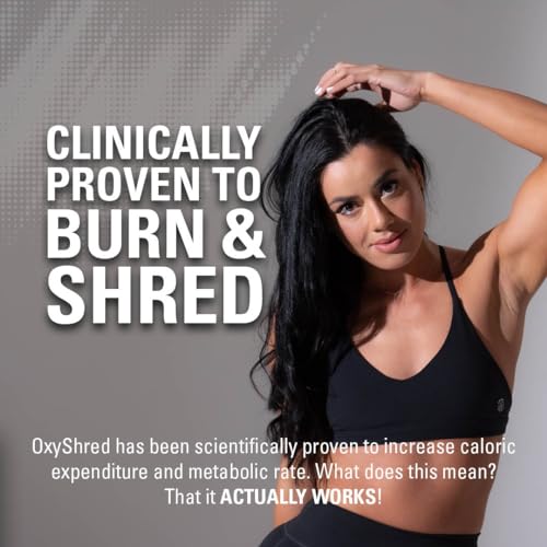 Image of EHP LABS OxyShred Pre Workout Powder - Preworkout Powder with L Glutamine & Acetyl L Carnitine, Energy Boost Drink - Rainbow Candy, 60 Servings