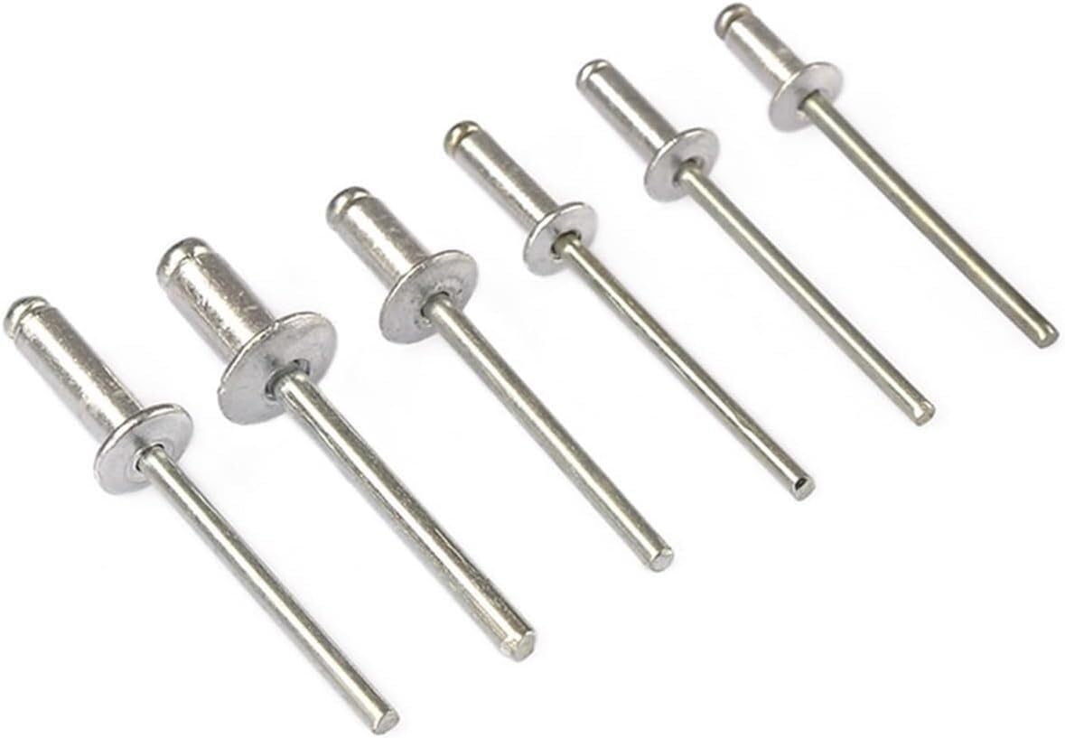 Blindniet, Blindnieten Aluminium M3,2 & M4 Flachkopf 120 Stk
