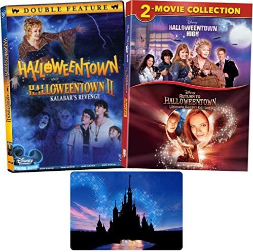 Amazon Com Halloweentown Complete 4 Movie Series Disney Dvd Collection With Bonus Glossy Art Print Halloweentown 1 2 High And Return To Movies Tv
