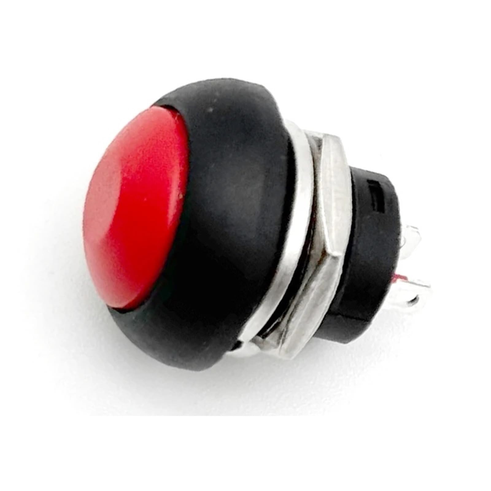 5/20/100PCS PBS-33B 2Pin Mini Switch 12mm 12V 1A Wodoodporny Chwilowy Przełącznik Przyciskowy Reset Blokada(Red Reset,100PCS)