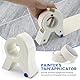 UVVRUR Malerband Applikator Masking Master Maler Klebebandspender Malerband Klebebandmaschine Tragbarer Tape Trim Mit Zwei Rollen weißes Malerband für Zierleisten Böden Fenster