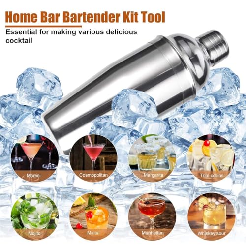 Set Coctelera Acero Inoxidable 750ml con Accesorios miniatura 5