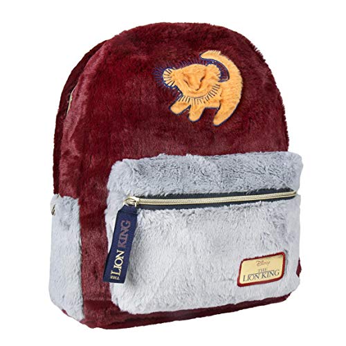ARTESANIA CERDA MOCHILA CASUAL PELO LION KING, Rojo, 33 cm (2100002785)