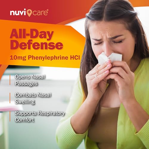 Image of NUVICARE Phenylephrine HCl 10mg PE Nasal Decongestant, 2 Pack