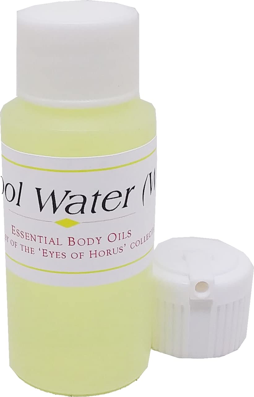Cool Water - Type D For Women Scented Body Oil Fragrance [Flip Cap - Light Gold - 8 oz.] - ID#23491