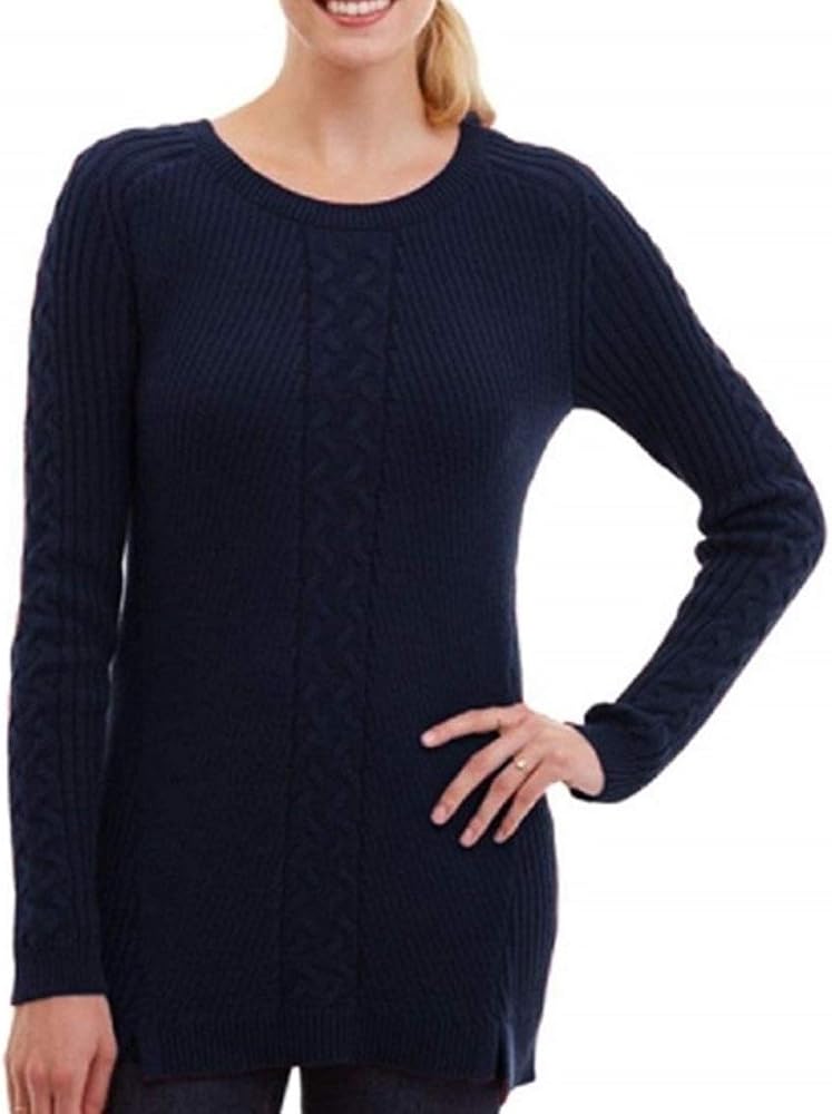 Nautica Womens Single Cable Knit Tunic 