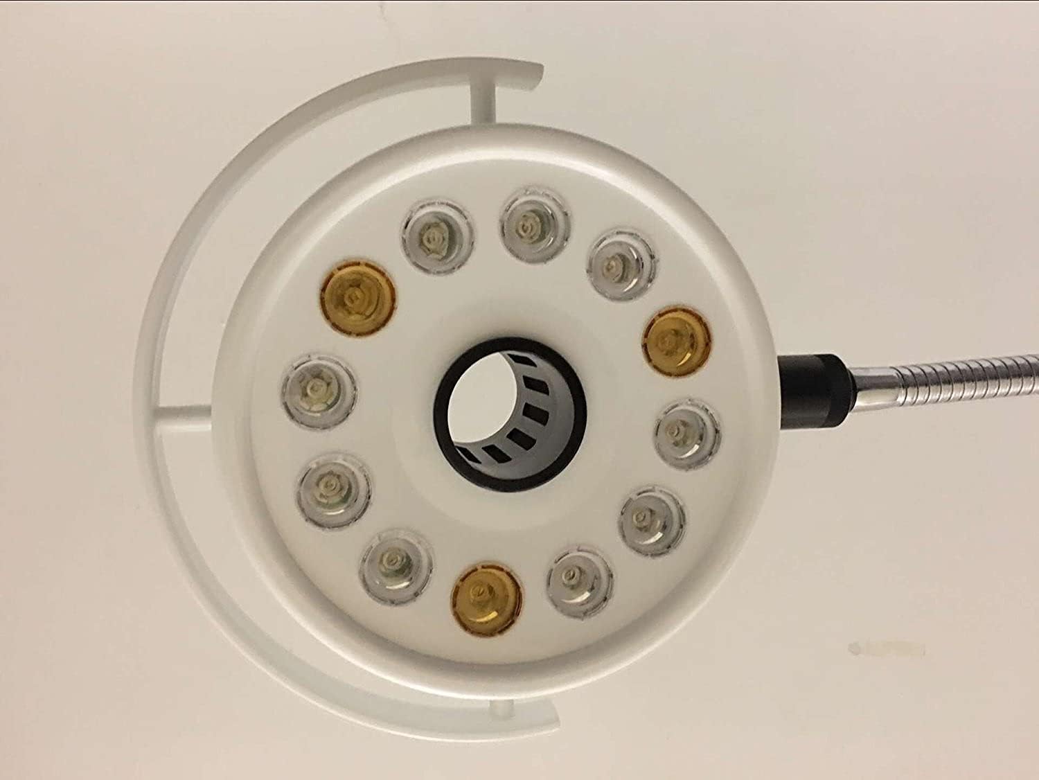 EustomA Floor Portable Mobile LED Exam Light Shadowless Lamp 12 LED Bulbs KD-2012L-3