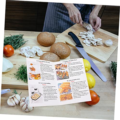 MUCKLILY Heißluftfritteusen-rezept Kochbuch Für Heißluftfritteusen Mit Einfachem Design Aus Papiermaterial Und Grundlegenden Nährwertinformationen Für Mehr Komfort Und Kreativität Küche – Bild 8