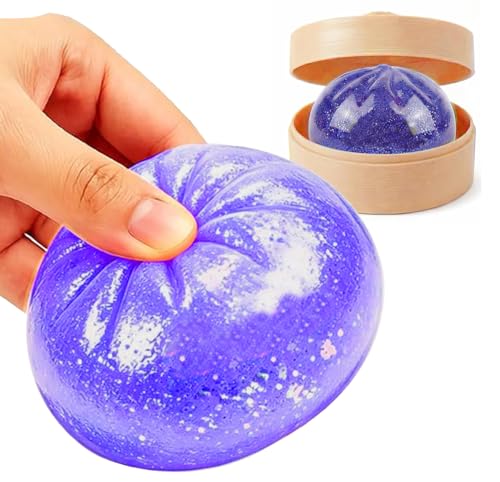 Glitter Ball Stress Fidget Soft Squeeze Decompression Ball Sensory Stress BallS Toys (A)