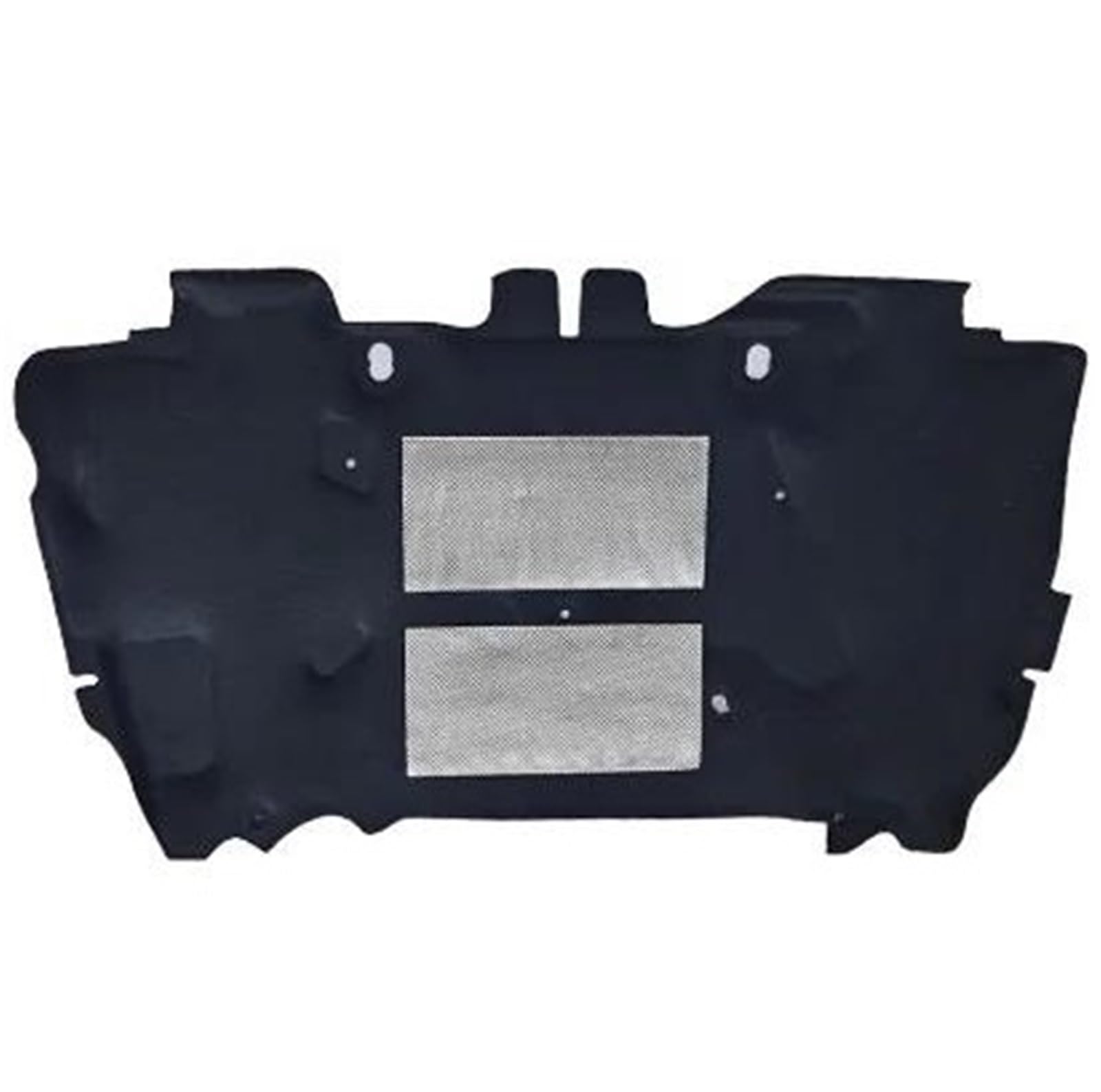 Yueyzhk 2 Piece Of Aluminum Sound Mat Car Engine Hood Pad Front Sound Insulation Carpet For Jeep For Wrangler Jl 2018-2024(2 Piece Of Aluminum)