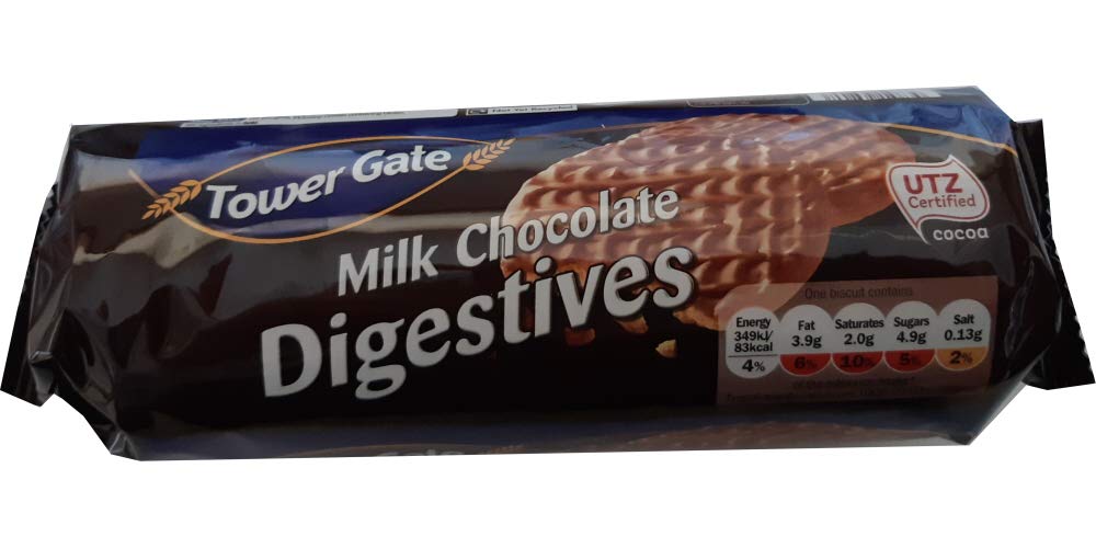 Buy Tower Gate Milk Chocolate Digestive Biscuits 300g Online at