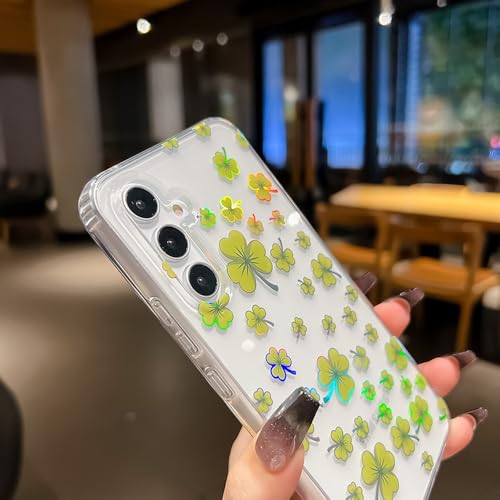 Coque pour A52 4G 5G protection silicone fleur transparente F8