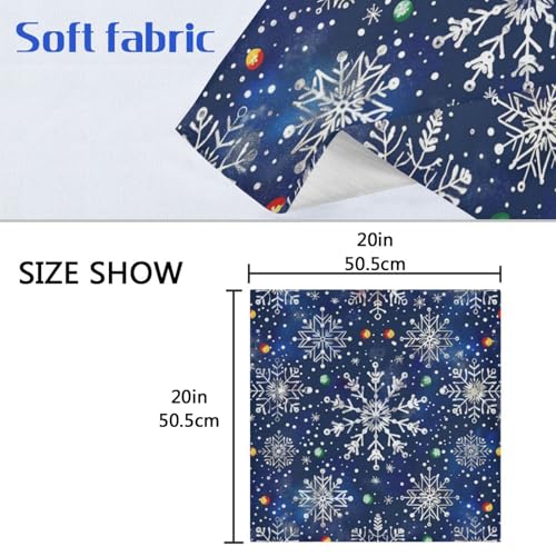 Servilletas de tela multicolor set x6 20x20 pulgadas miniatura 6