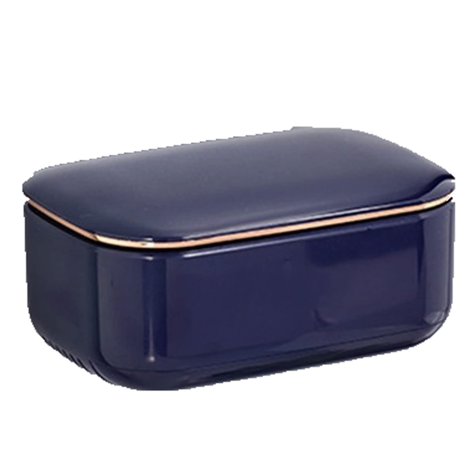 Soap dish, Portable Soap Holder For Home For Dish Waterproof Products High Capacity Gadgets For(Blue)