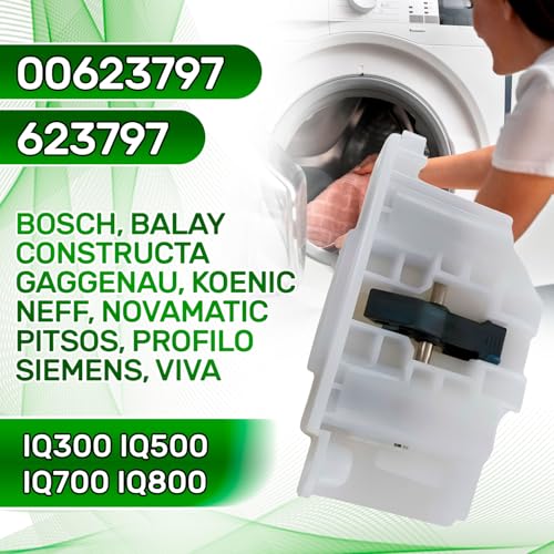 Zamek do drzwi suszarek bębnowych z oryginalnym kodem 00623797 623797 dla Bosch dla Balay dla Constructa for Siemens dla Neff iQ300 iQ500 iQ700 iQ800 - 5 lat - ONIX TECH
