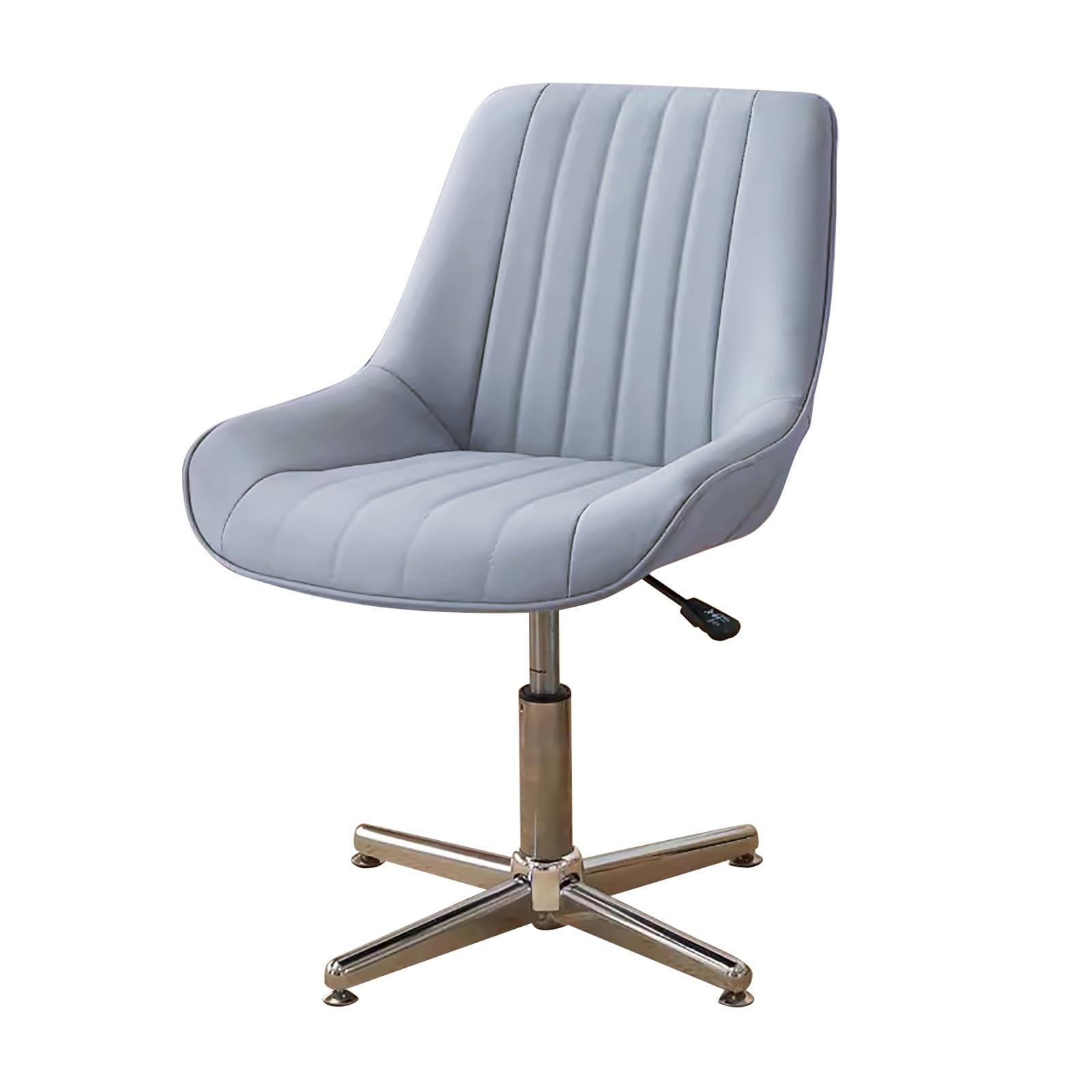 Silla de recepción de cuero azul con cómodos asientos para huéspedes de hospital