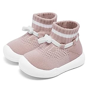 Baby Sock Shoes Girls Baby Walking Shoes Infant Sock Shoes Non Slip Toddler Slip on Tiny Feet Sneakers